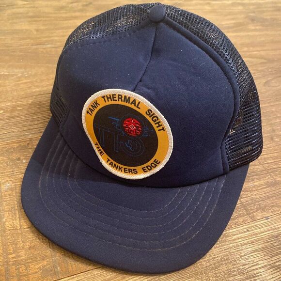 Tank Thermal Sight The Tankers Edge Trucker Hat Cap Snapback VTG One Size OS - Picture 1 of 3